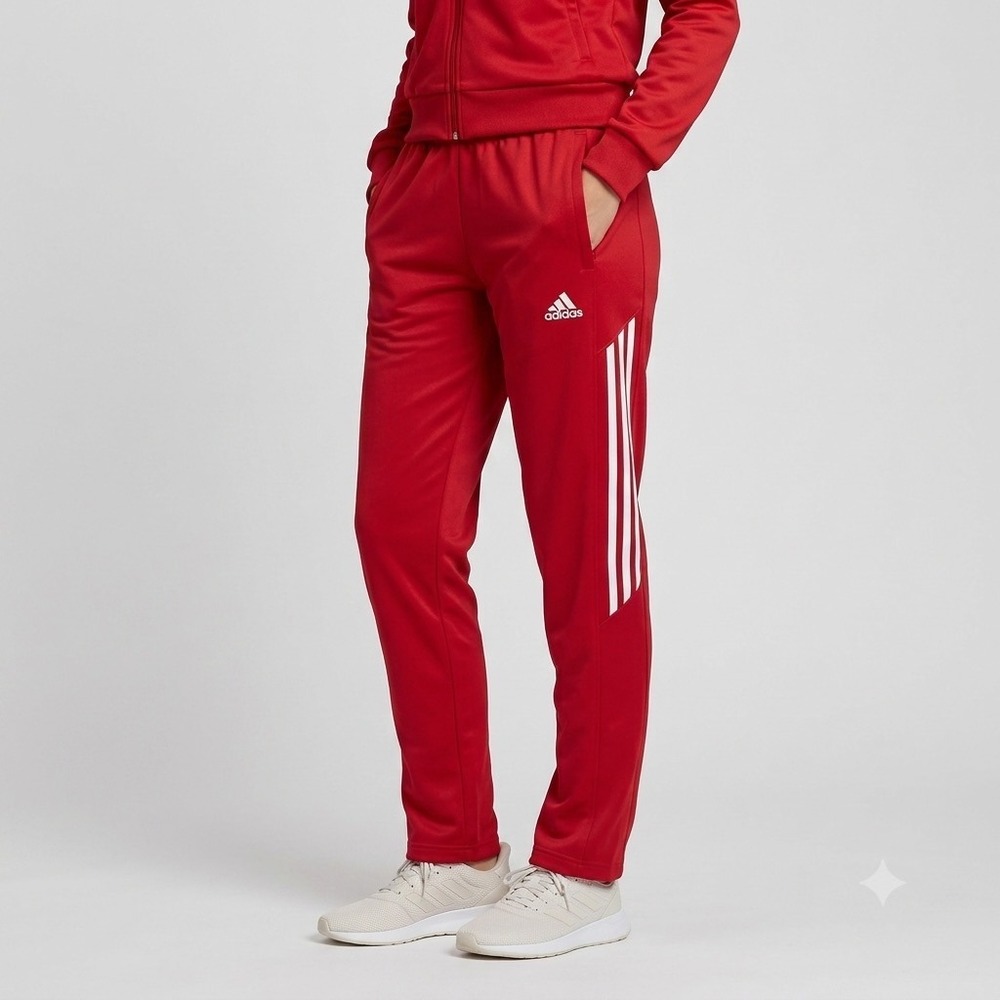 Adidas Badminton Pants Climacool Red Stripe M Athletic Gym Tracksuit Streatwear